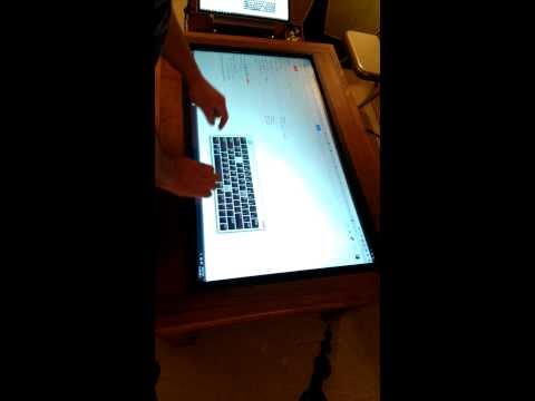Monolith 40" 10-Touch using Google Calendar