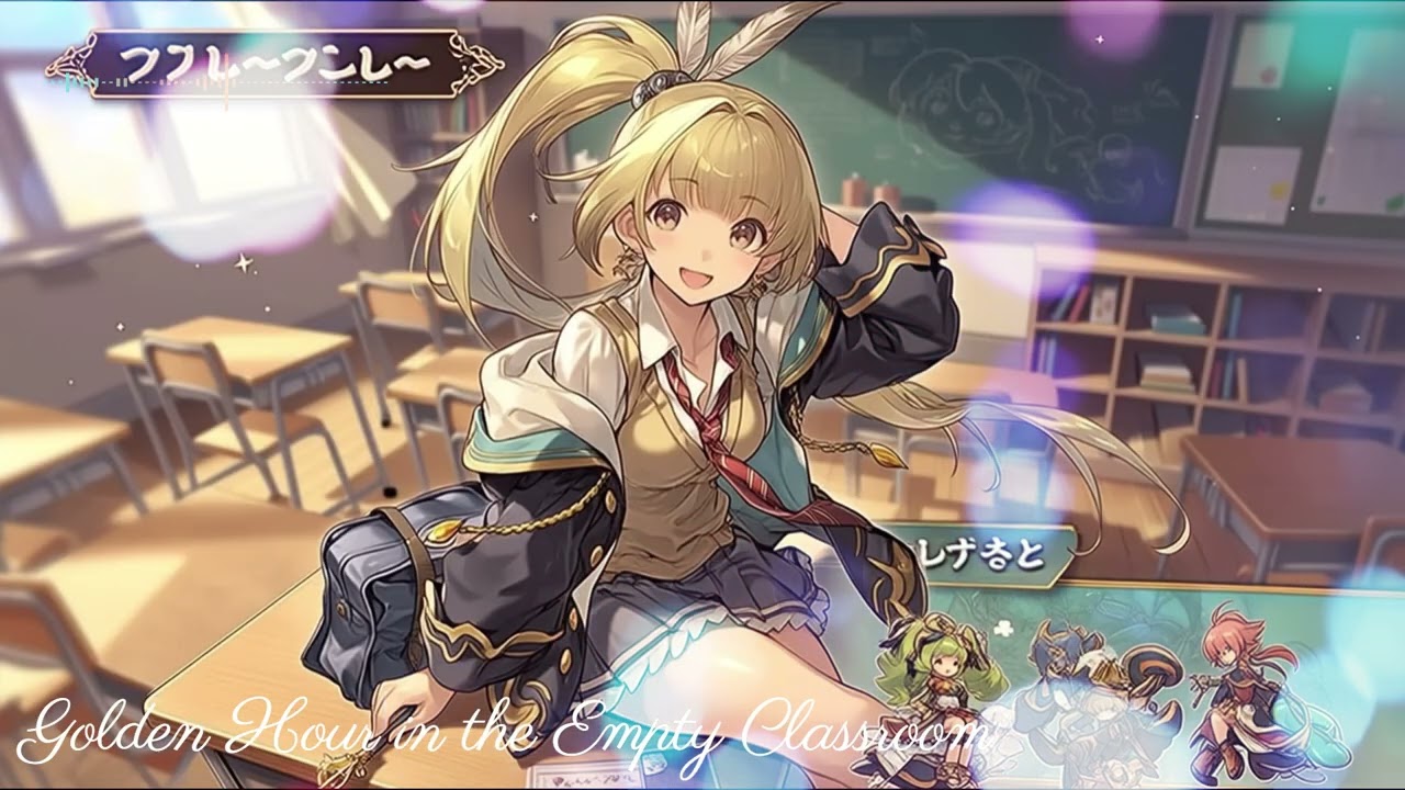 Studying with a Quiet Spell at Sunset | Calm Japanese Ambient for Focus