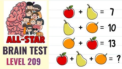 Brain Test All Star Level 209 | Find the answer | Walkthrough