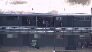 SKY 5 RAW: Police investigate after shots reportedly fired at Midwest City apartment complex