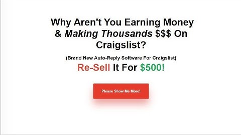 How To Use Craigslist Auto Reply Software To Generate More Leads For Your Business In 2025!