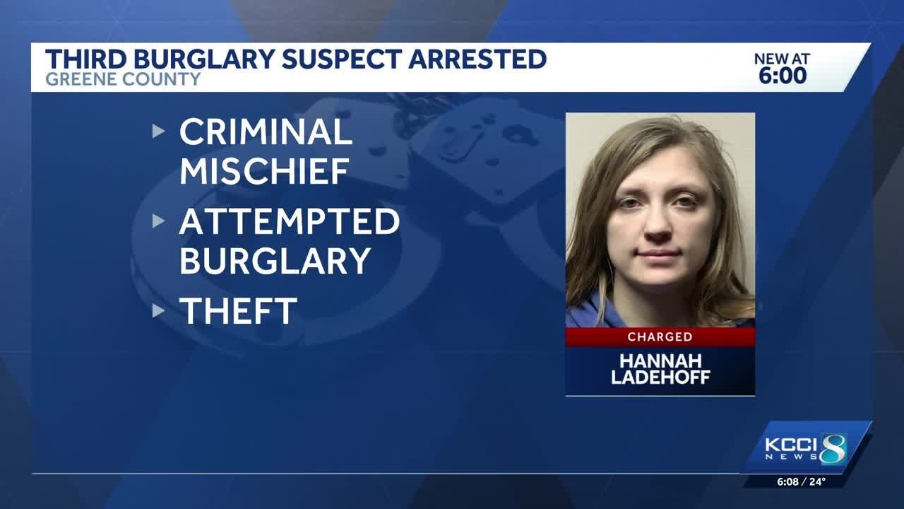 Third suspect in string of central Iowa burglaries arrested - YouTube
