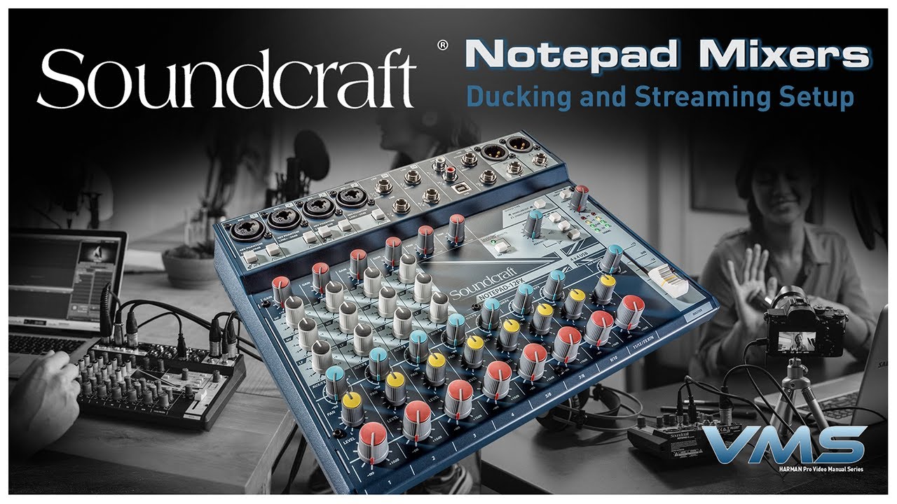 Настройка звука для стриминга и игр | Микшеры серии Soundcraft Notepad