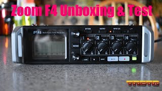Zoom F4 Unboxing and Initial Test
