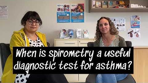 When is spirometry a useful diagnostic test for asthma?