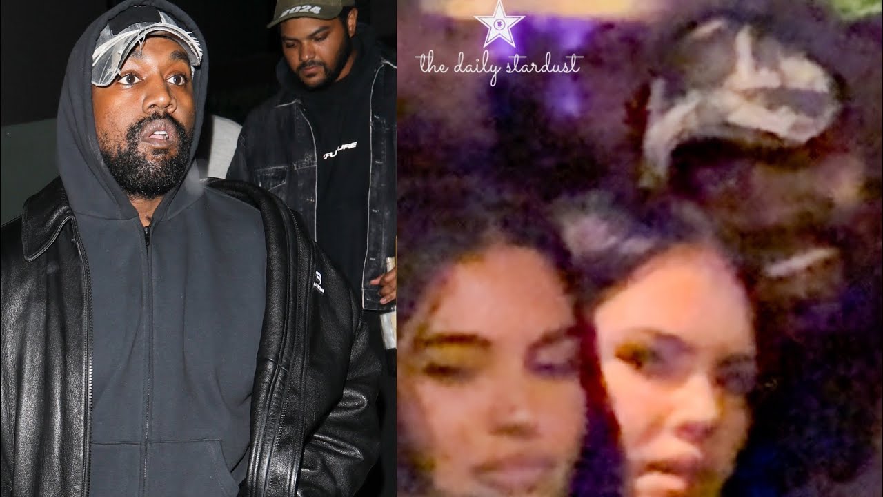 Ye Is Seen Flirting With Two Kim Kardashian Looking Women While Celebrating Justin Laboy's Birthday