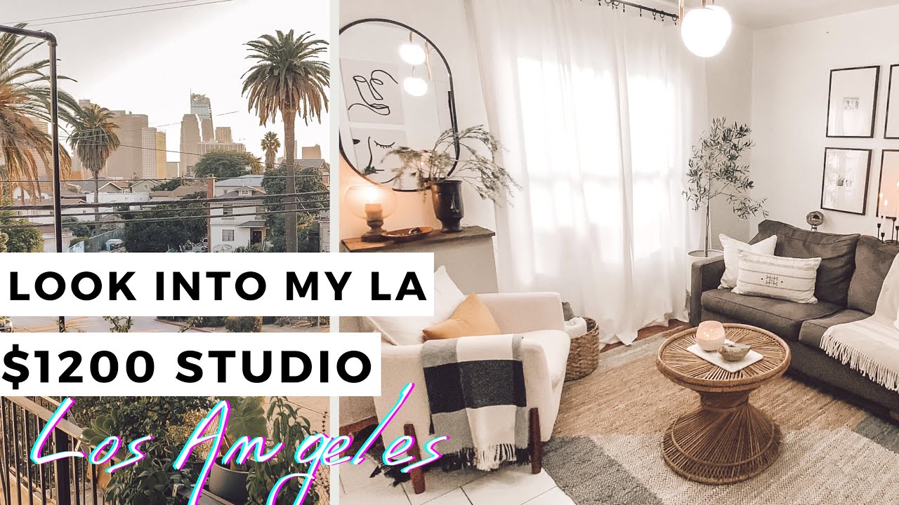 LA 1,200 STUDIO APARTMENT TOUR UPDATED! Apartment Tour ECHO PARK