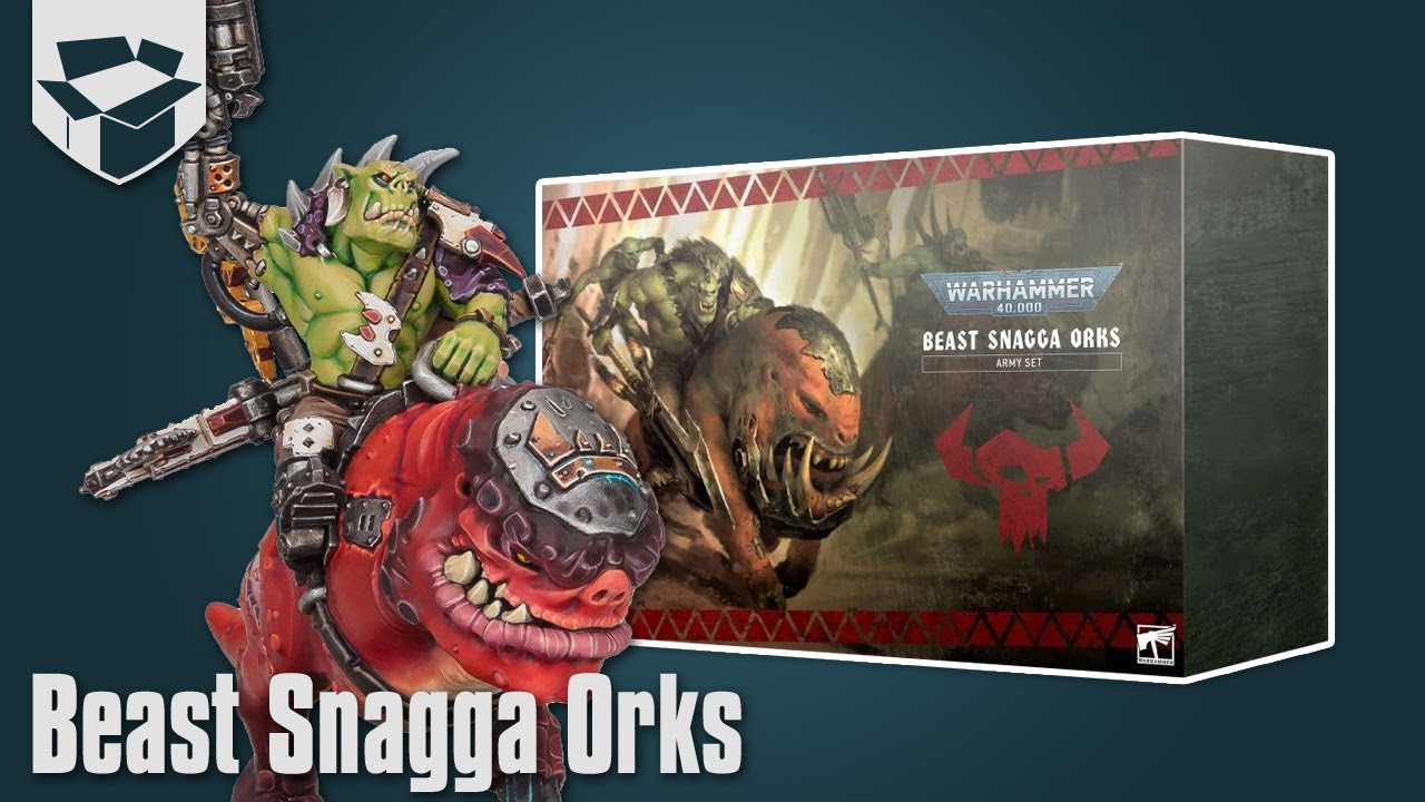 Распаковка - Beast Snagga Orks
