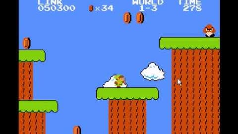 lets play super mario crossover part 1 link