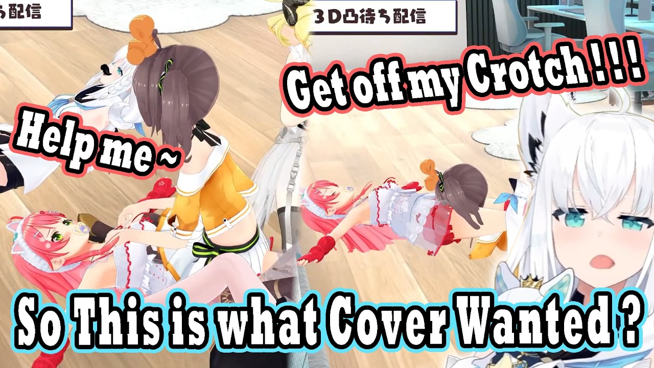 Matsuri Turn Fubuki's Hololive Raku 3D Testing Stream Into Complete Chaos!