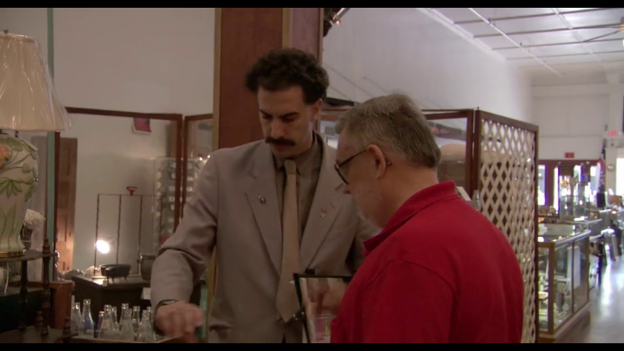 Borat At The Antique Shop Youtube Borat At The Antique Shop Youtube