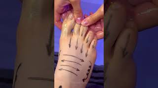Reflexologia nos pés de forma inovadora, proporcionando um relaxamento experimente e sinta-se feliz.