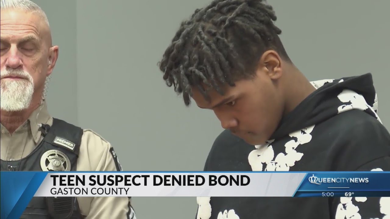 Teen suspect in Gastonia murder case denied bond - YouTube