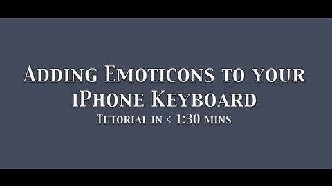 How to use EMOTICONS w/ iPhone 6, iPhone 5 and 4s (EMOJI)