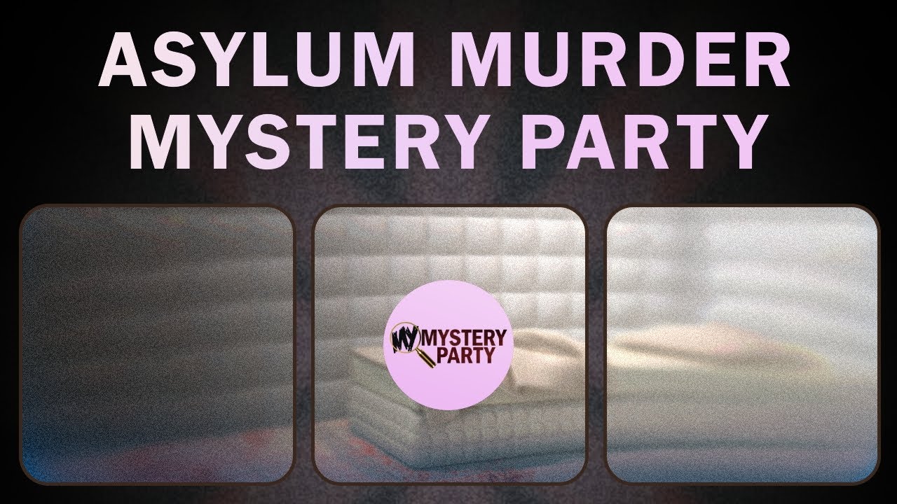 Murder at the Crimson Asylum Printable Murder Mystery Game