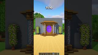 Minecraft Rustic Nether Portal Design 😱