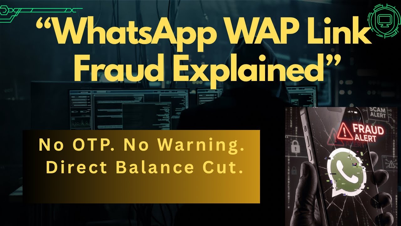 WhatsApp WAP Link Fraud EXPLAINED — Ek Click Me Paisa Kaise Katega? (Full Guide)