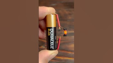 Survival Hack: Make Fire With a Battery and Wire #survival #camping #bushcraft #lifehacks
