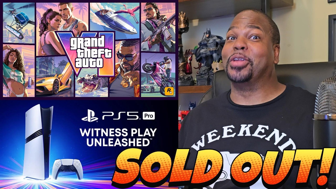 The PS5 Pro is SOLD OUT All Over the U.S. after Netflix's GTA 6 Extended Look Trailer!