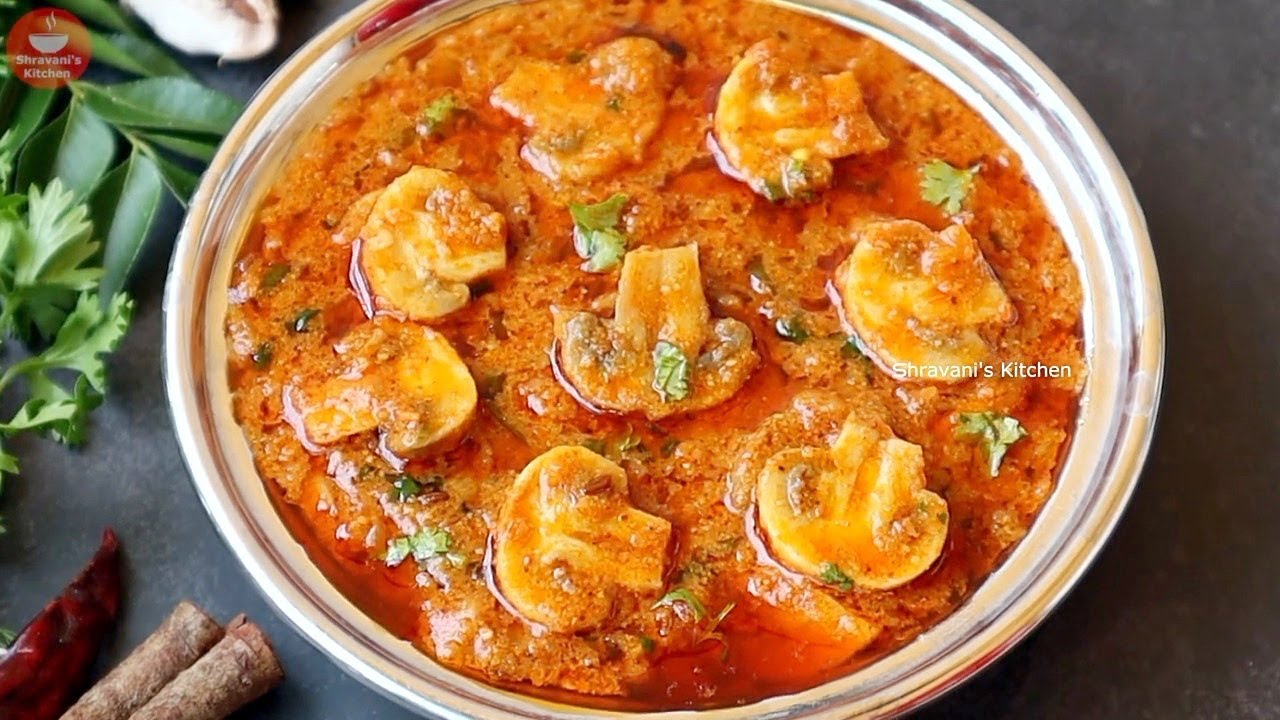 మష్రూమ్ కర్రీని ఇలాచేసుకుంటే చికెన్ కర్రిలా రుచిగాతినేయచ్చు😋Mushroom Masala Curry| Mushroom Cleaning