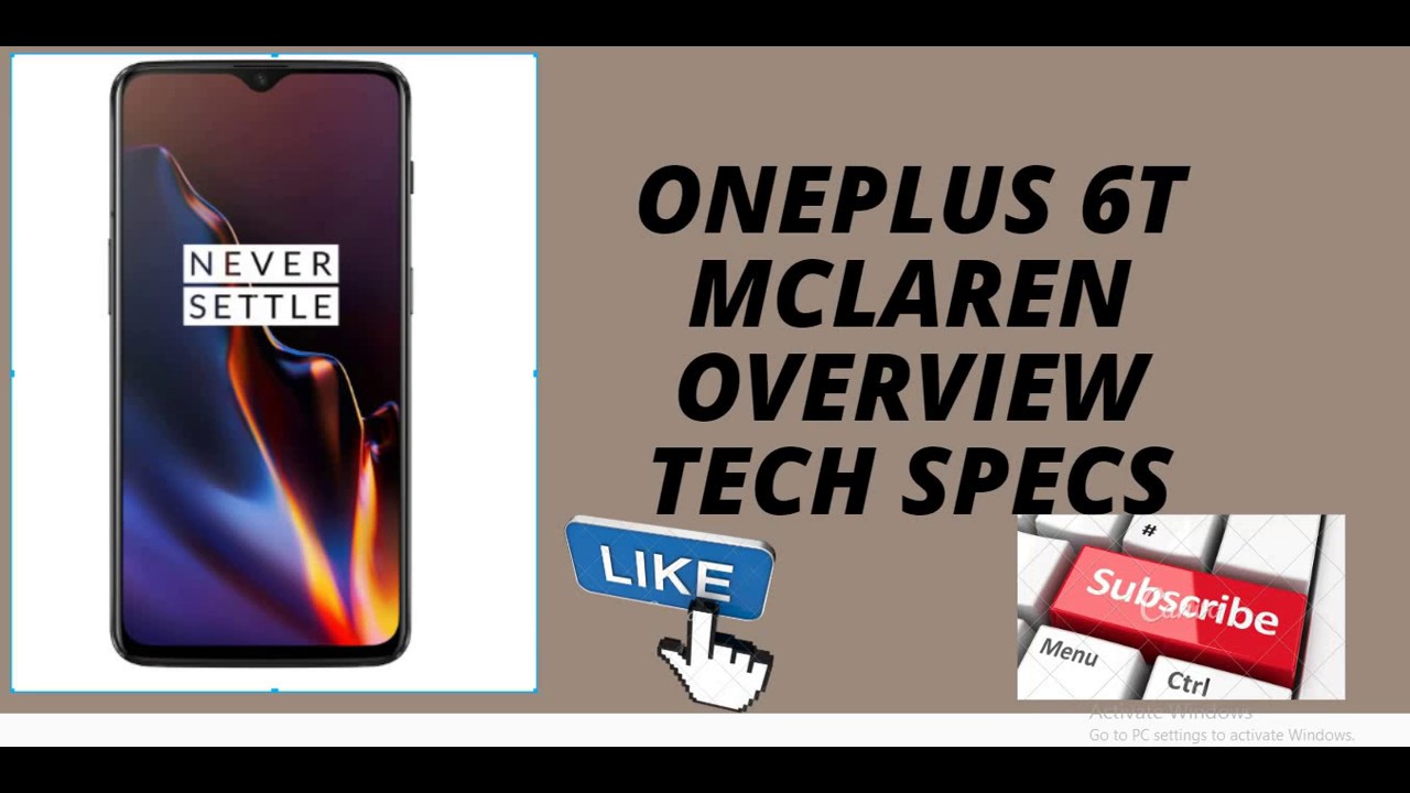 ONEPLUS6T MCLAREN EDITION OVERVIEW AND SPECS - YouTube