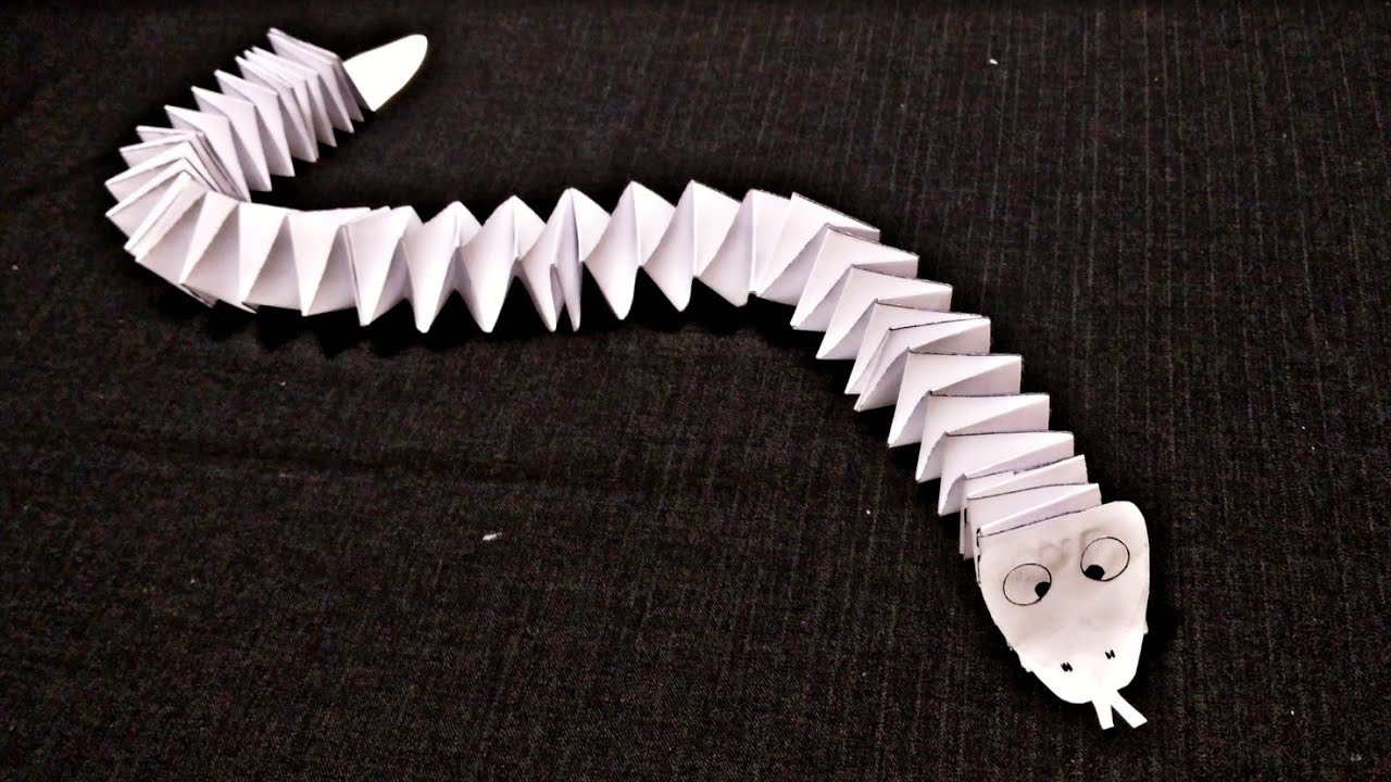 how to make a snake Robot at home easy