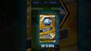 SOLID GOLD PACK OPENING JURASSIC WORLD THE GAME
