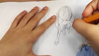 あめりんの人魚の書き方(*≧∀≦*)（前半)