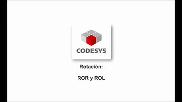 CODESYS ROTACIÓN: ROL  y ROR