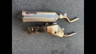 KLX 300 slip on mufflers vs modified stock muffler.  Real dyno and my sweet ass dyno conclusion