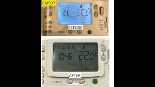 Celebrity Honeywell CM907 CM921 CM927 Wireless Thermostat LCD Screen Repair / Fix - Excerpt Profile
