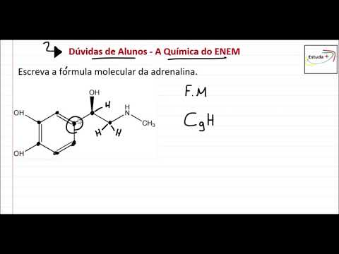 Escreva a formula molecular da adrenalina.