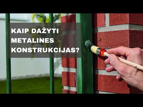 Video: Kaip apsaugoti geležinę tvorą nuo rūdžių?