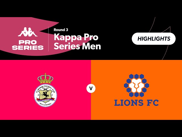 Kappa Pro Series Men Pool F Round 3 - St George Willawong vs Lions FC Men Highlights