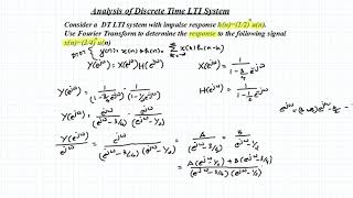 DTFT Example -  Lecture 18