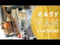 How to install easy VAN curtains! - Kangoo conversion