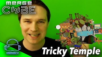 TOWER DEFENSE ON AN AR CUBE!! - Tricky Temple for Merge Cube