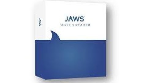 JAWS Job Access With Speech Quick Overview