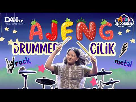 DRUMMER 12 TAHUN ROCK & METAL - AJENG AMERIO | ANAK INDONESIA