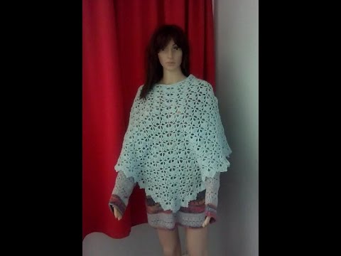 Wonderbaar Haken - tutorial #78: South Bay Poncho - YouTube QB-85