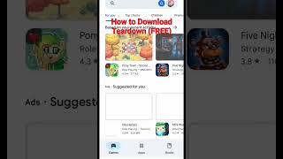 📥 TEARDOWN DOWNLOAD ANDROID | HOW TO DOWNLOAD TEARDOWN IN ANDROID | TEARDOWN GAME DOWNLOAD