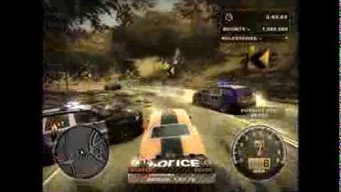 NFS Most Wanted Black Edition Challenge
