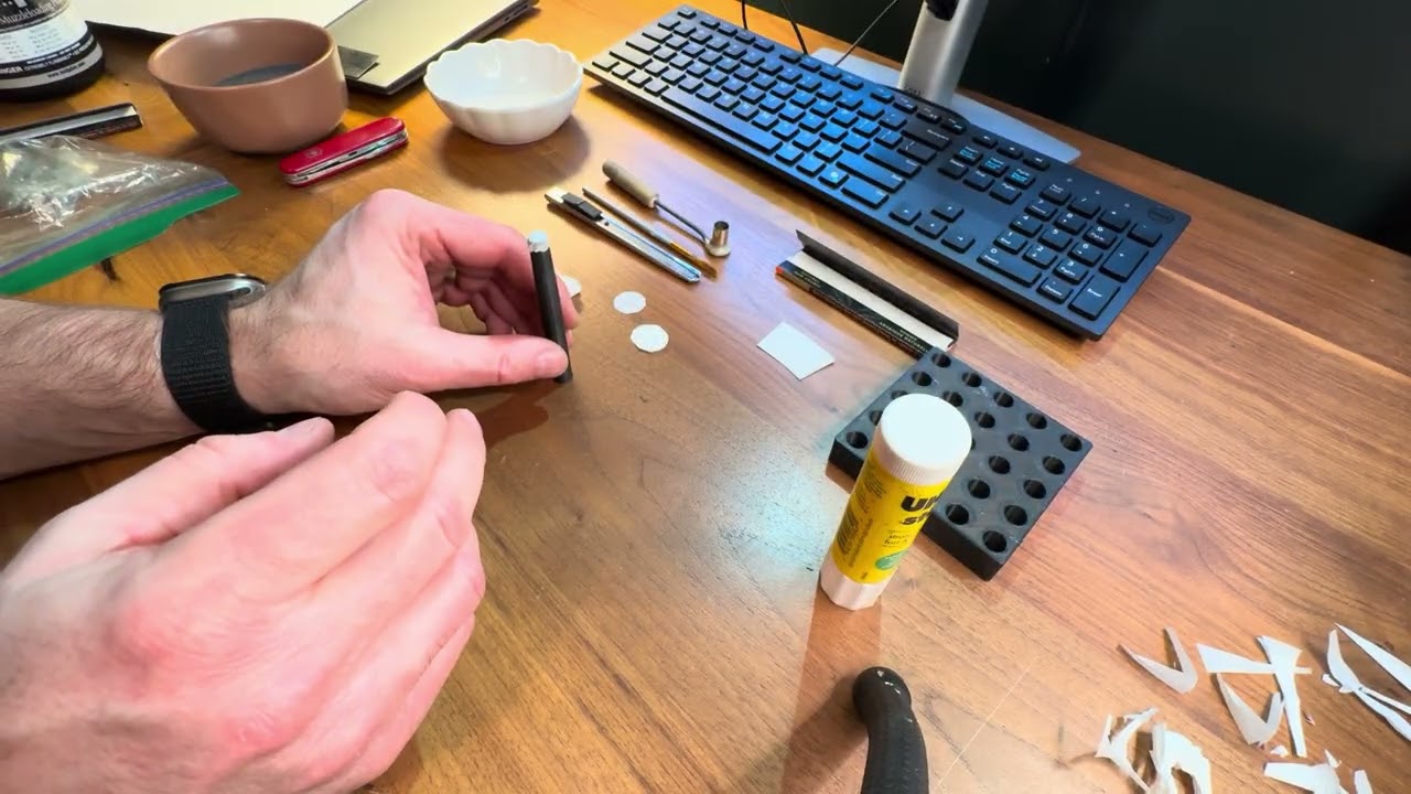 Combustible .36 Caliber Paper Cartridges for Percussion Revolvers