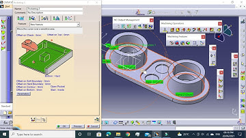 Catia Nc Programming Exercise - 56 #facing #pocketing #profilecontouring #drilling #catianc #ncprogr