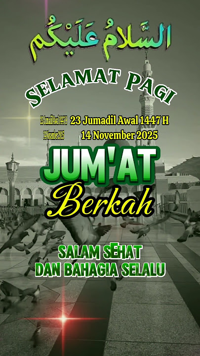 Doa Hari Jum'at Jumadil Awal 1447 H #Oktober2025 #trending  #Assalamualaikum #bismillsh #shalawat