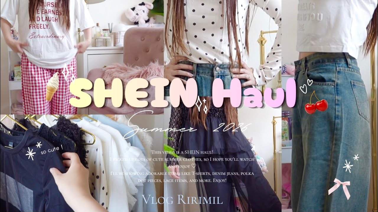 SHEIN購入品/可愛い過ぎ♡夏服15点分紹介🧸💭ྀི