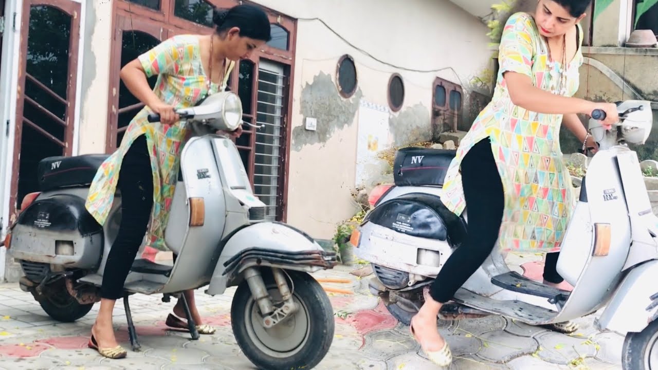 Scooter start nahi ho rahi hai | scooter 🛵 start kaise kare | kickstart girl 