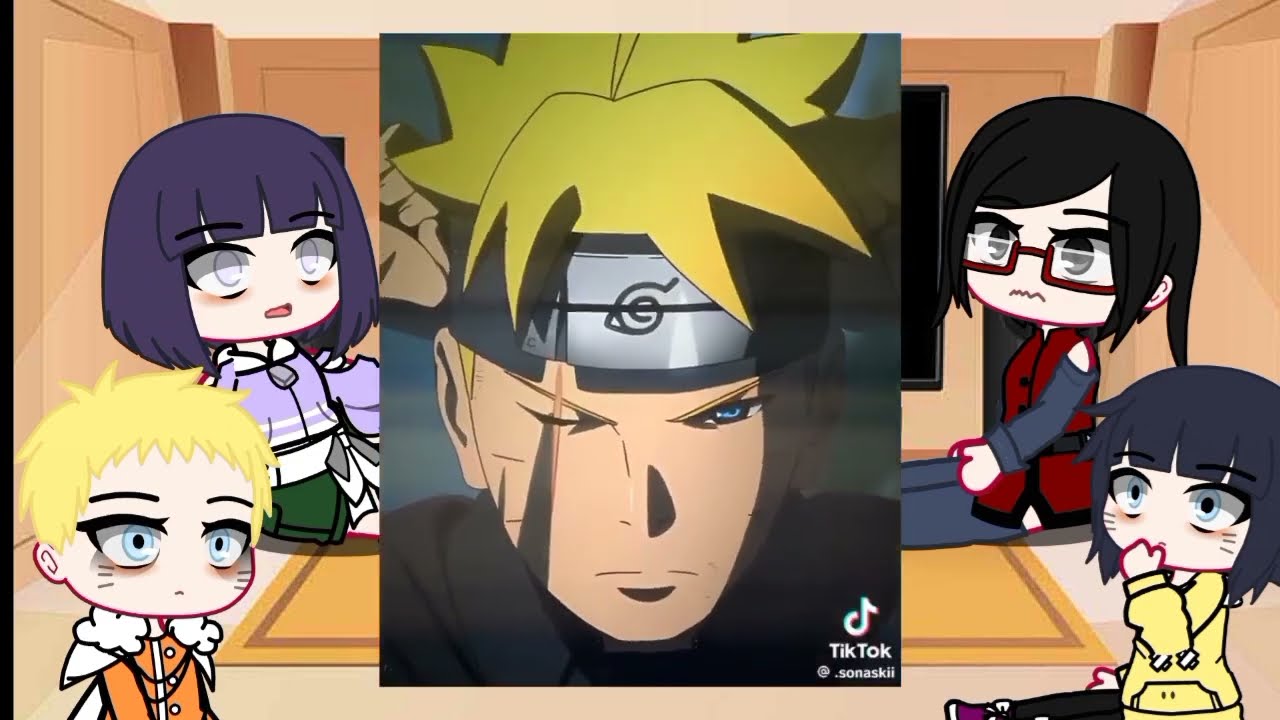 BORUTO NARUTO NEXT GENERATION , REACT TO TWO BLUE VORTEX & BORUSARA ...