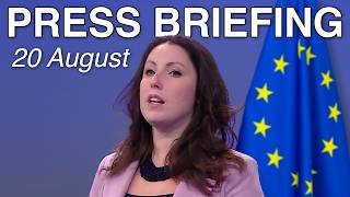 EU Commission Full Briefing 20/08/2026 - Ceuta Crisis, Schengen, Ukraine, ICC Sanctions, Iran