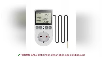 EU Timer Socket Thermostat 220V AC 16A Timer Switch Electrical Outlets Switches Temperature Controll